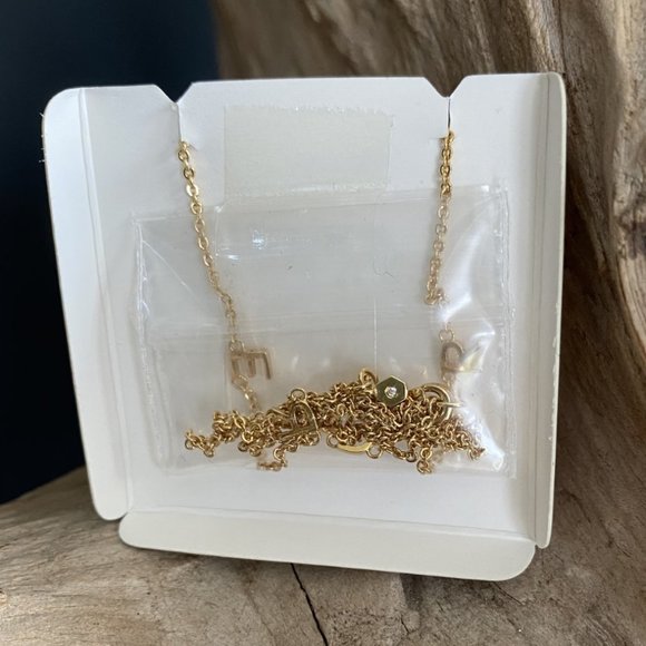 Gold Necklace-Dreamer/Dainty 16"-19" - Picture 4 of 5